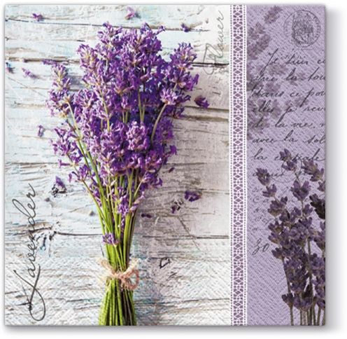 Serwetki PAW Lavender Bouquet 33 x 33 cm (20 sztuk) TL573000