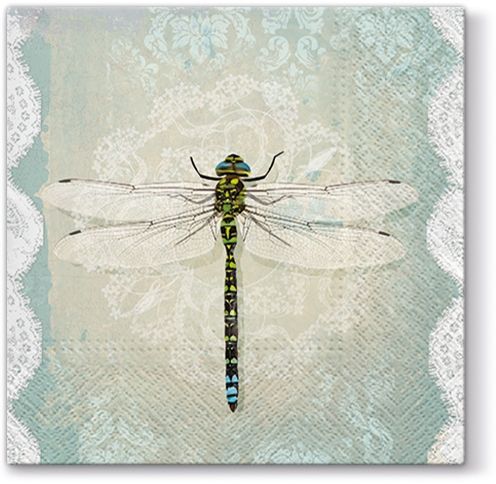 Serwetki PAW Romantic Dragonfly 33 x 33 cm (20 sztuk) SDL858000