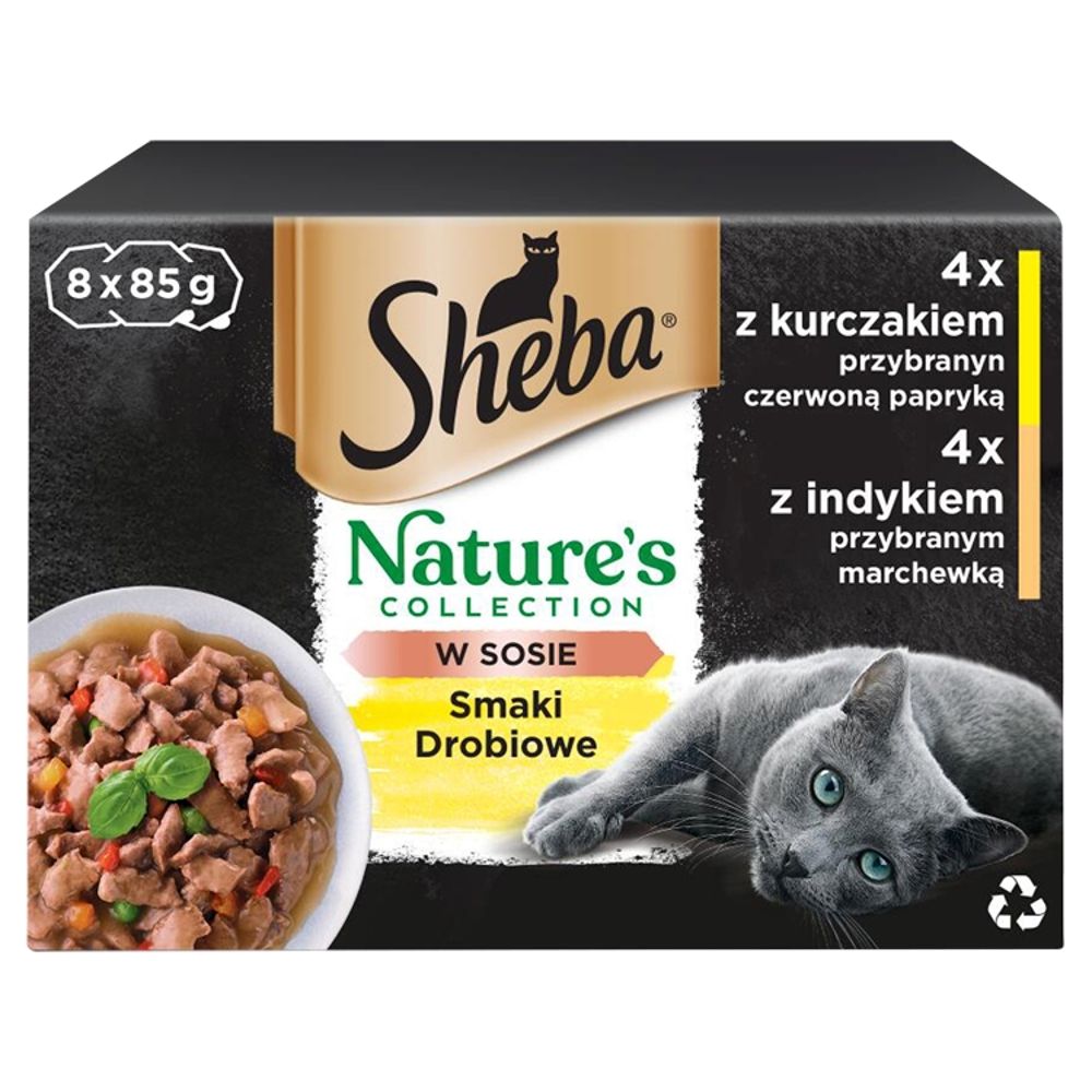 Sheba Nature's Collection Mokra karma dla kotów 680 g (8 x 85 g)