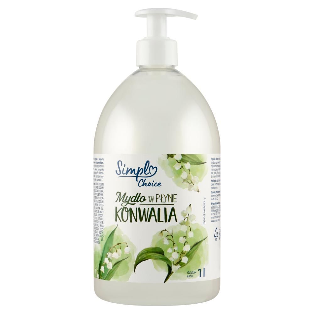 Simpl Choice Mydło w płynie konwalia 1 l