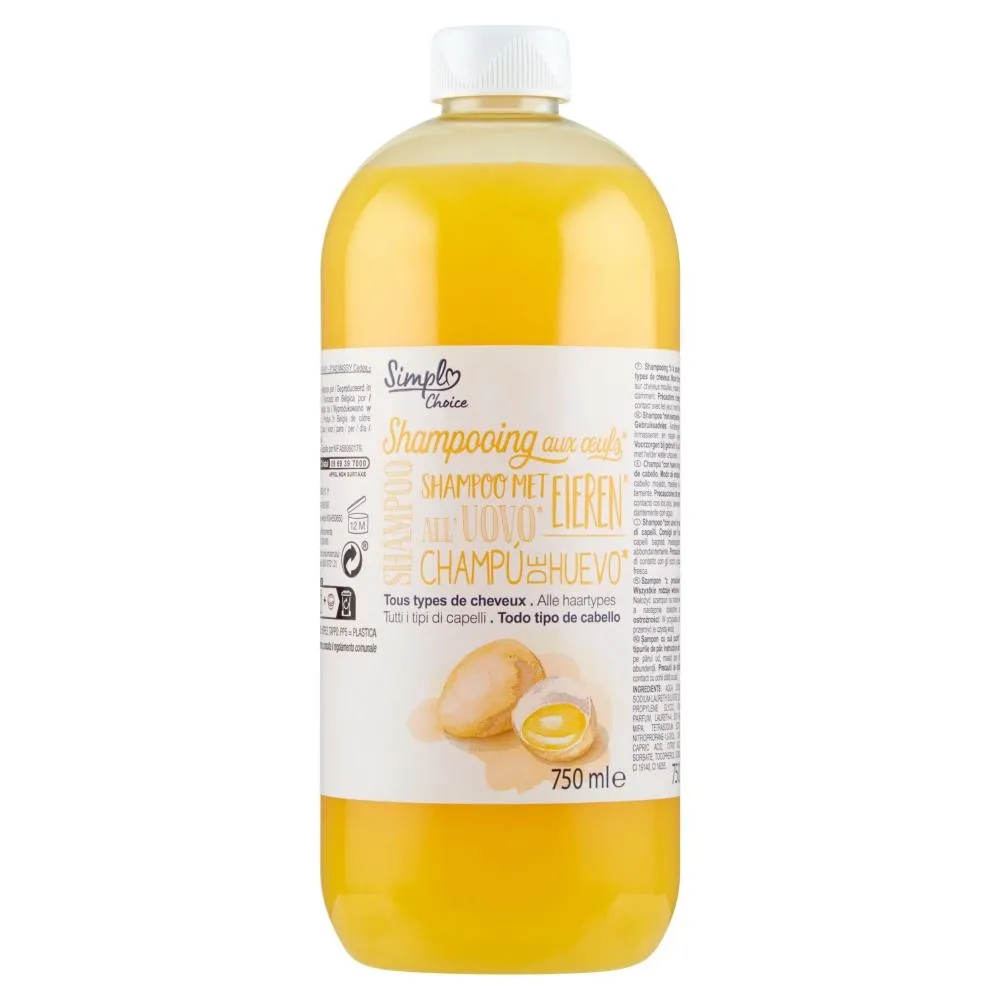 Simpl Choice Szampon z proszkiem jajecznym 750 ml