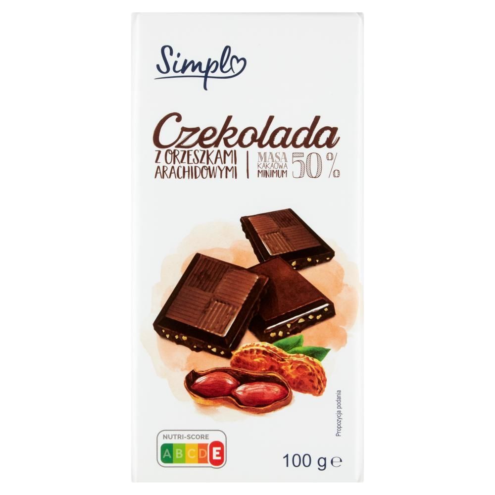 Simpl Czekolada z orzeszkami arachidowymi 100 g