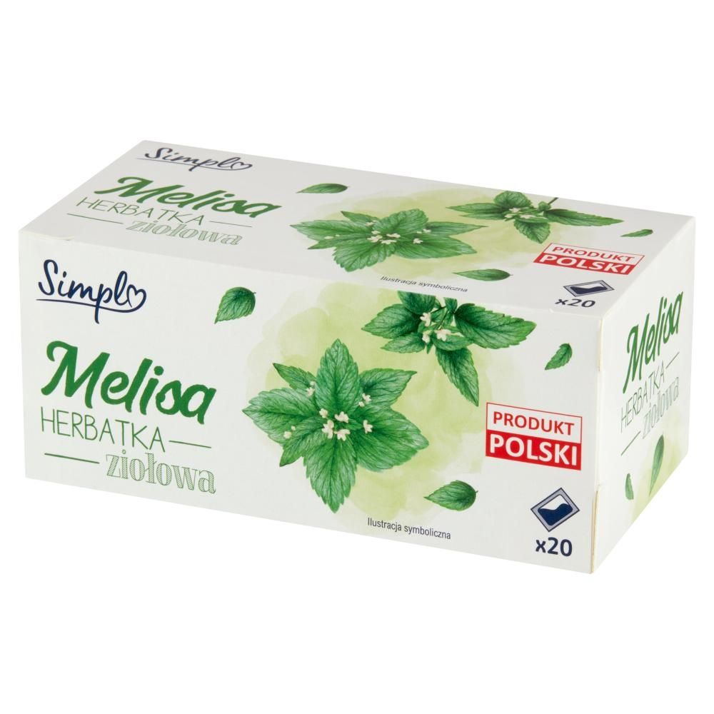 Simpl Herbatka ziołowa melisa 30 g (20 x 1,5 g)