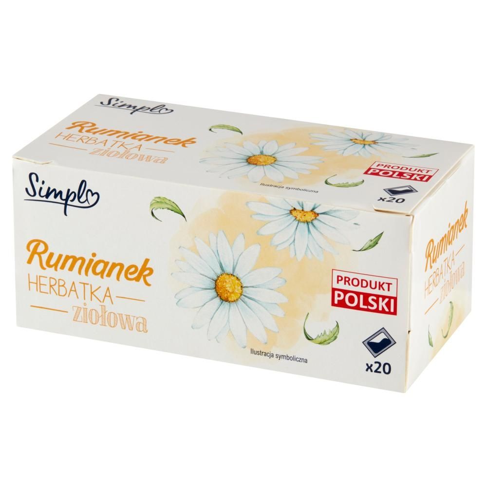 Simpl Herbatka ziołowa rumianek 30 g (20 x 1,5 g)