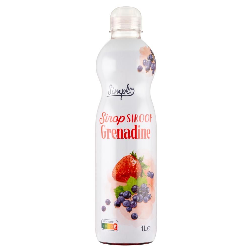 Simpl Syrop o smaku grenadynowym 1 l