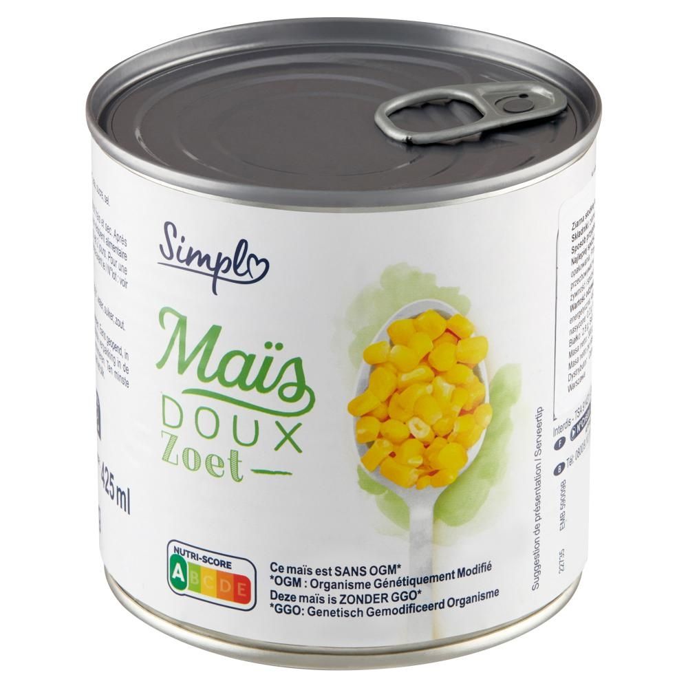 Simpl Ziarna słodkiej kukurydzy 300 g