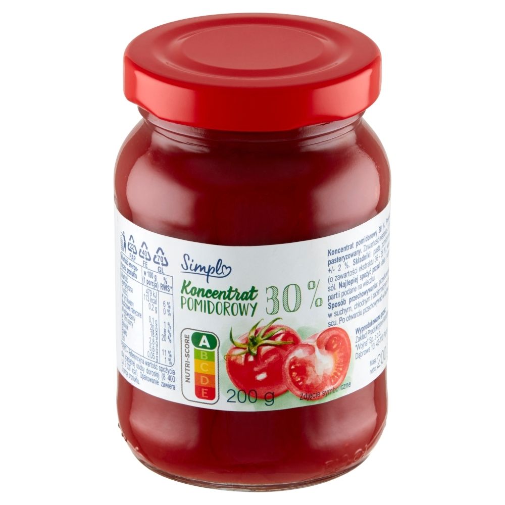 Simply Koncentrat pomidorowy 30 % 200 g