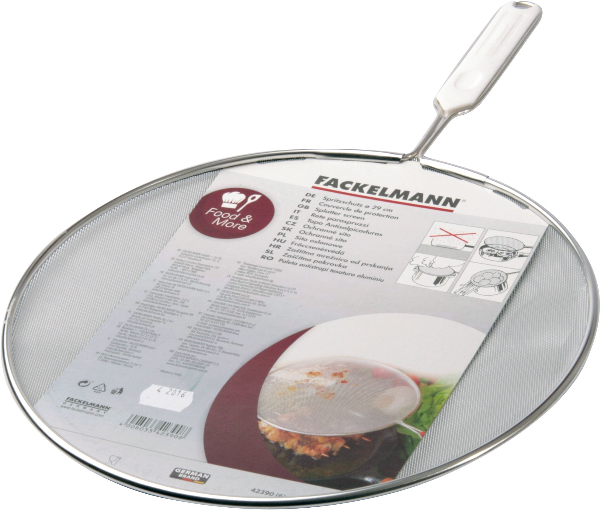 Sito kuchenne FACKELMANN Sito osłonowe 29 cm 42390