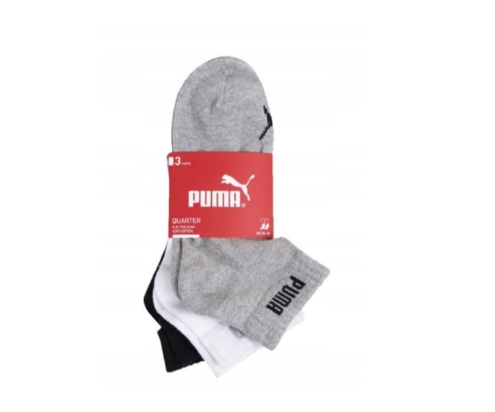 SKARPETY PUMA 3PAK QUARTERS MULTI