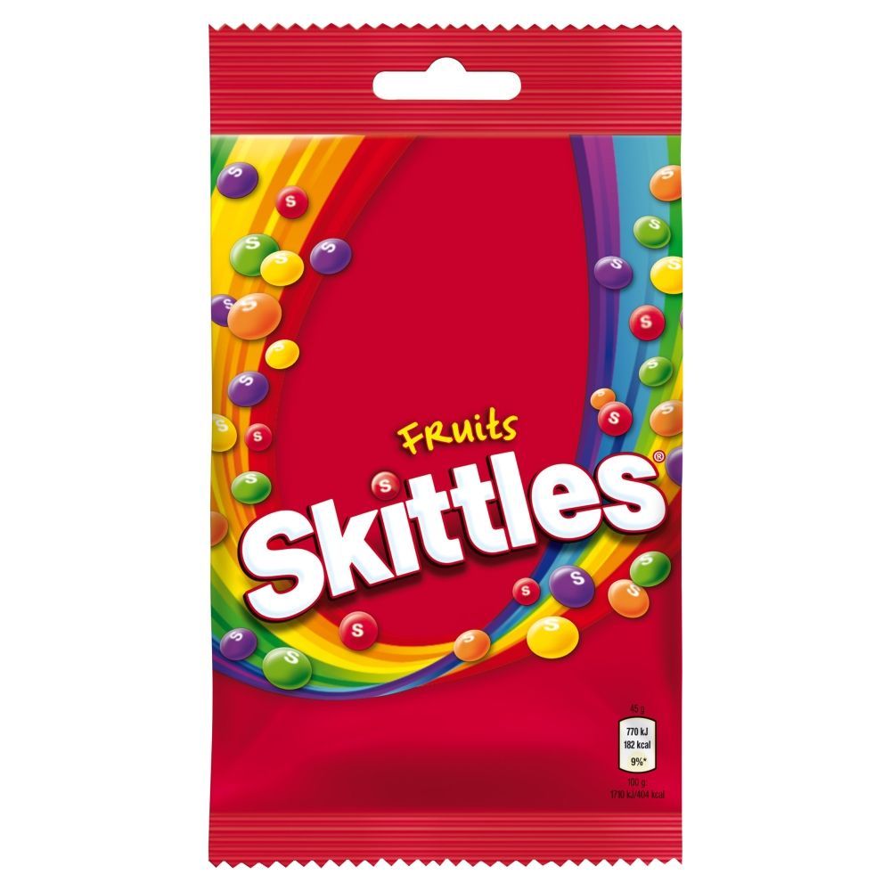 Skittles Fruits Cukierki do żucia 125 g (102 cukierki)