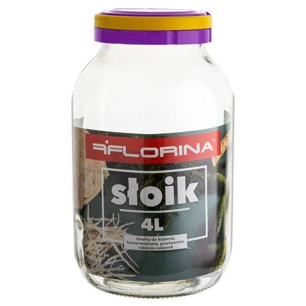 Słoik Szklany do Ogórków Florina 4 L