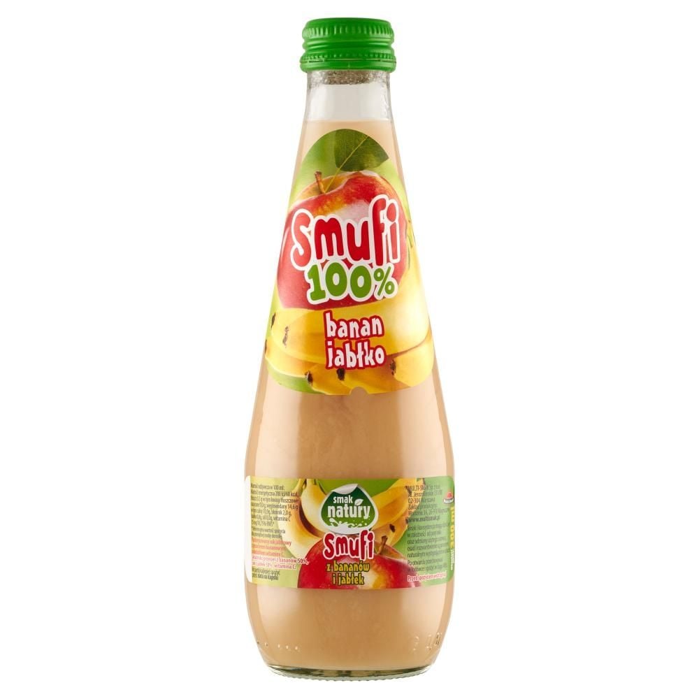 Smak natury Smufi z bananów i jabłek 300 ml