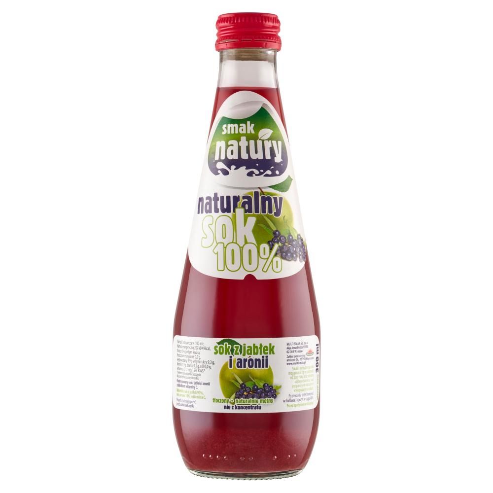 Smak natury Sok z jabłek i aronii 300 ml