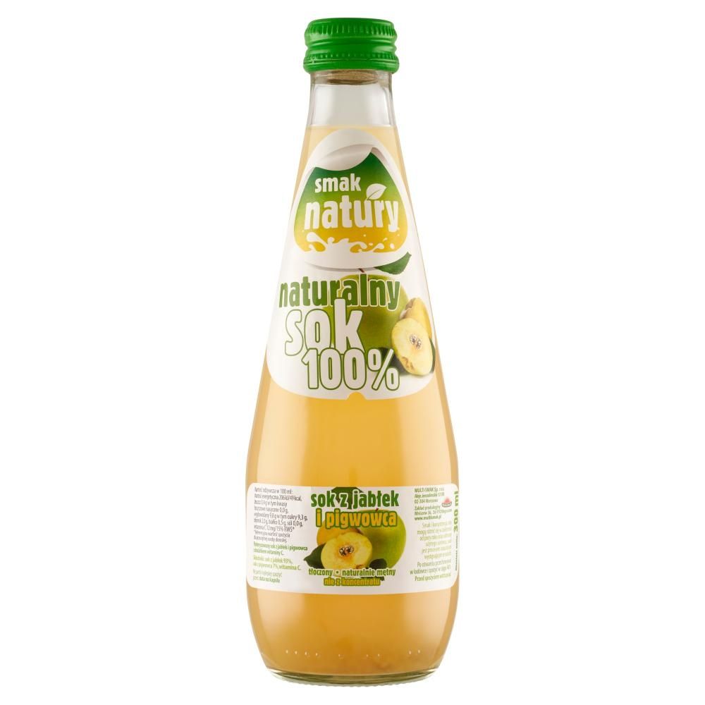 Smak natury Sok z jabłek i pigwowca 300 ml
