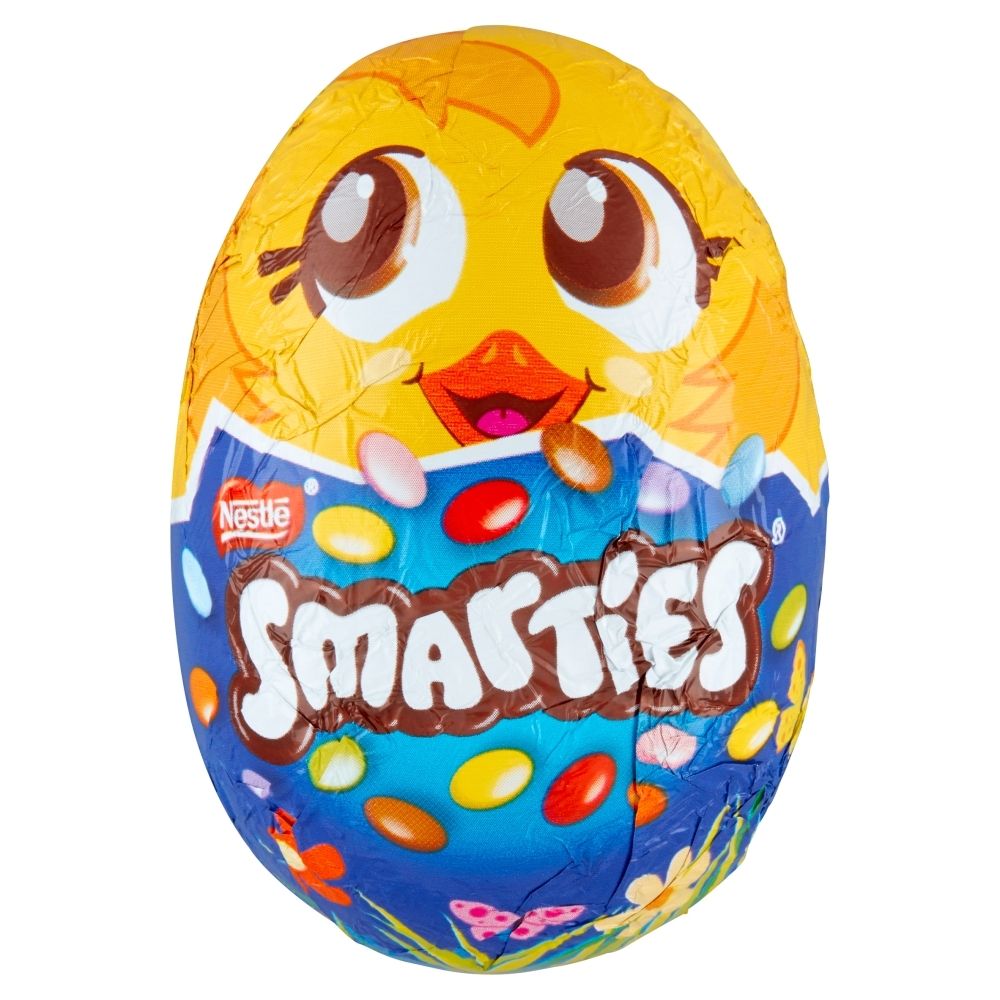 Smarties Figura z czekolady mlecznej z cukierkami w chrupiących cukrowych skorupkach 50 g