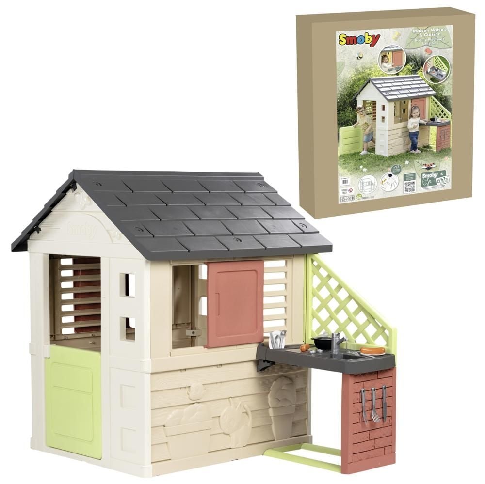 Smoby Life Domek Nature z kuchnią
