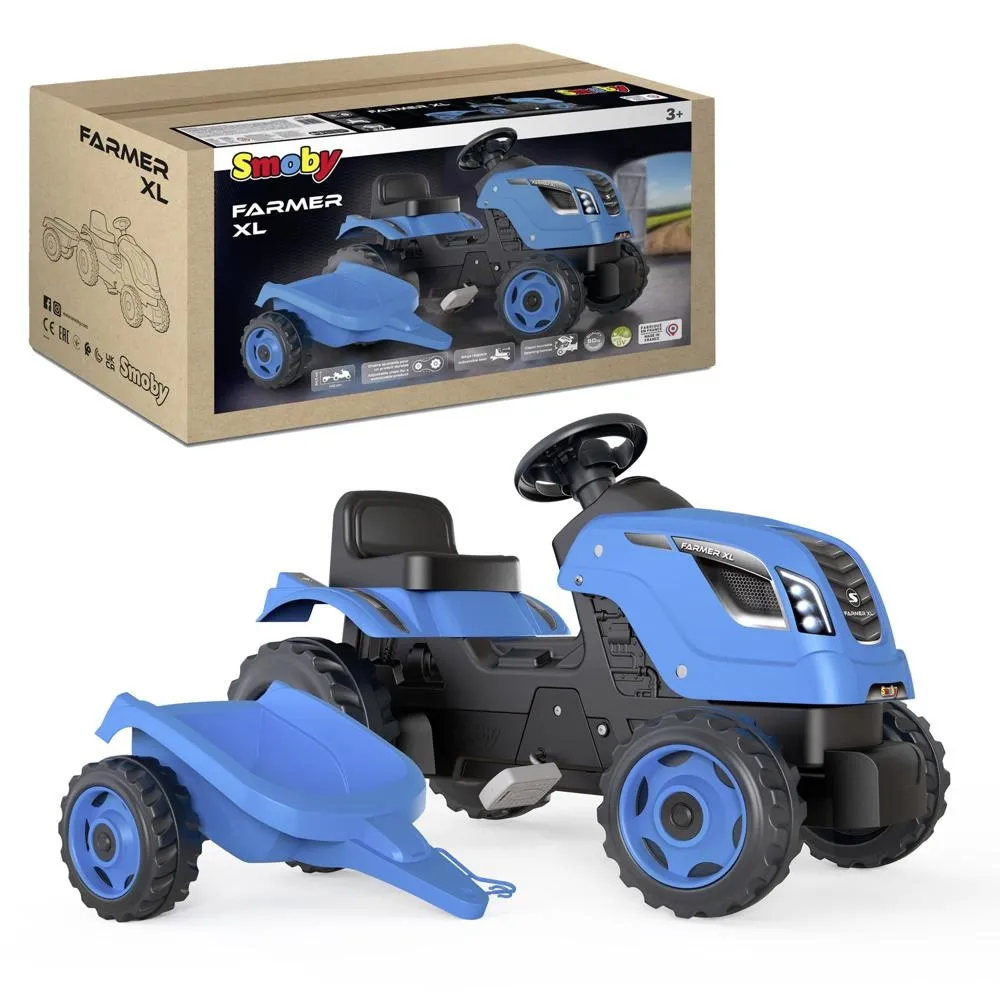 Smoby Traktor XL niebieski
