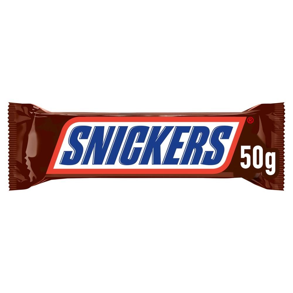Snickers Baton z nadzieniem i orzeszkami ziemnymi w karmelu i czekoladzie 50 g