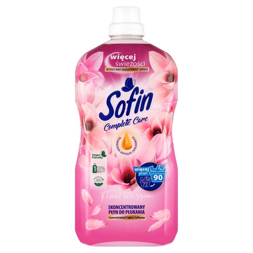 Sofin Complete Care Floral Passion Skoncentrowany płyn do płukania 1,8 l (90 prań)