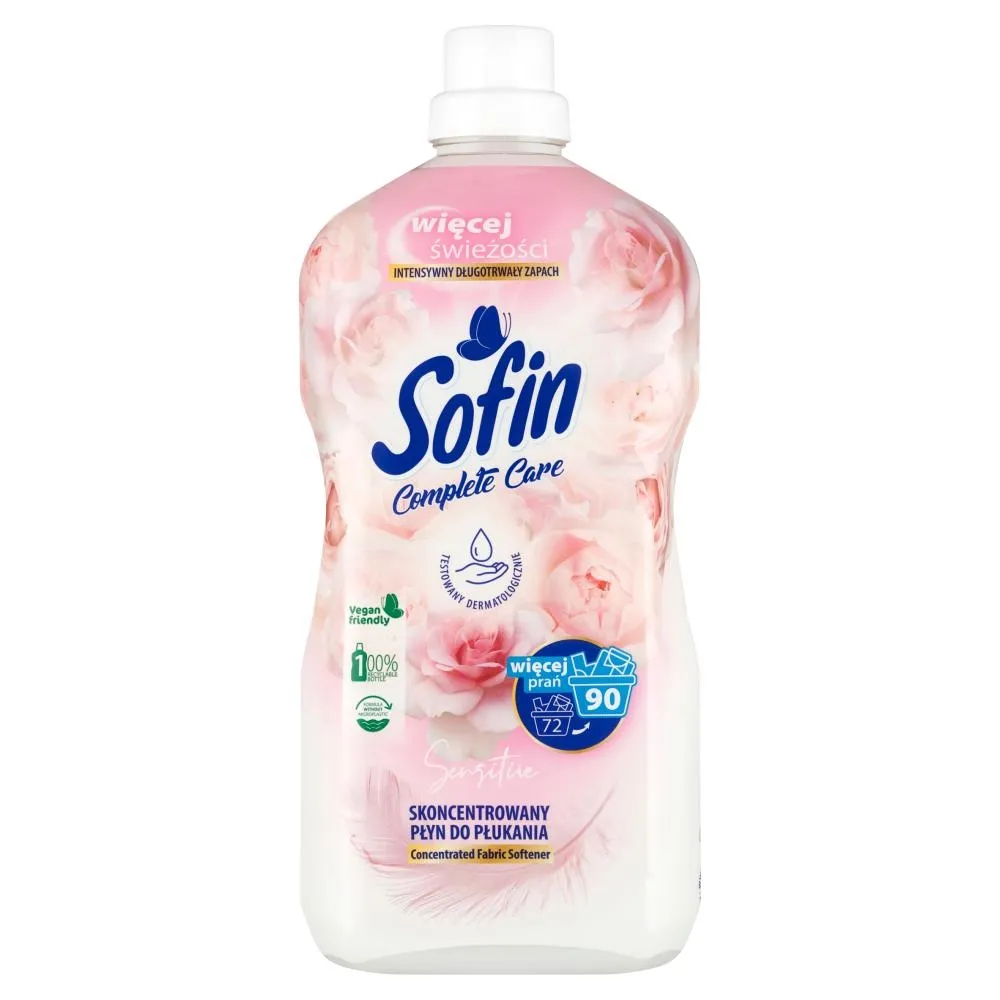 Sofin Complete Care Sensitive Skoncentrowany płyn do płukania 1,8 l (90 prań)