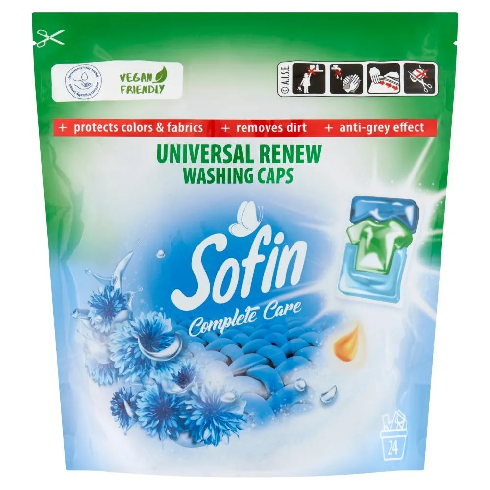 Sofin Complete Care Universal Renew Kapsułki do prania 576 g (24 prania)