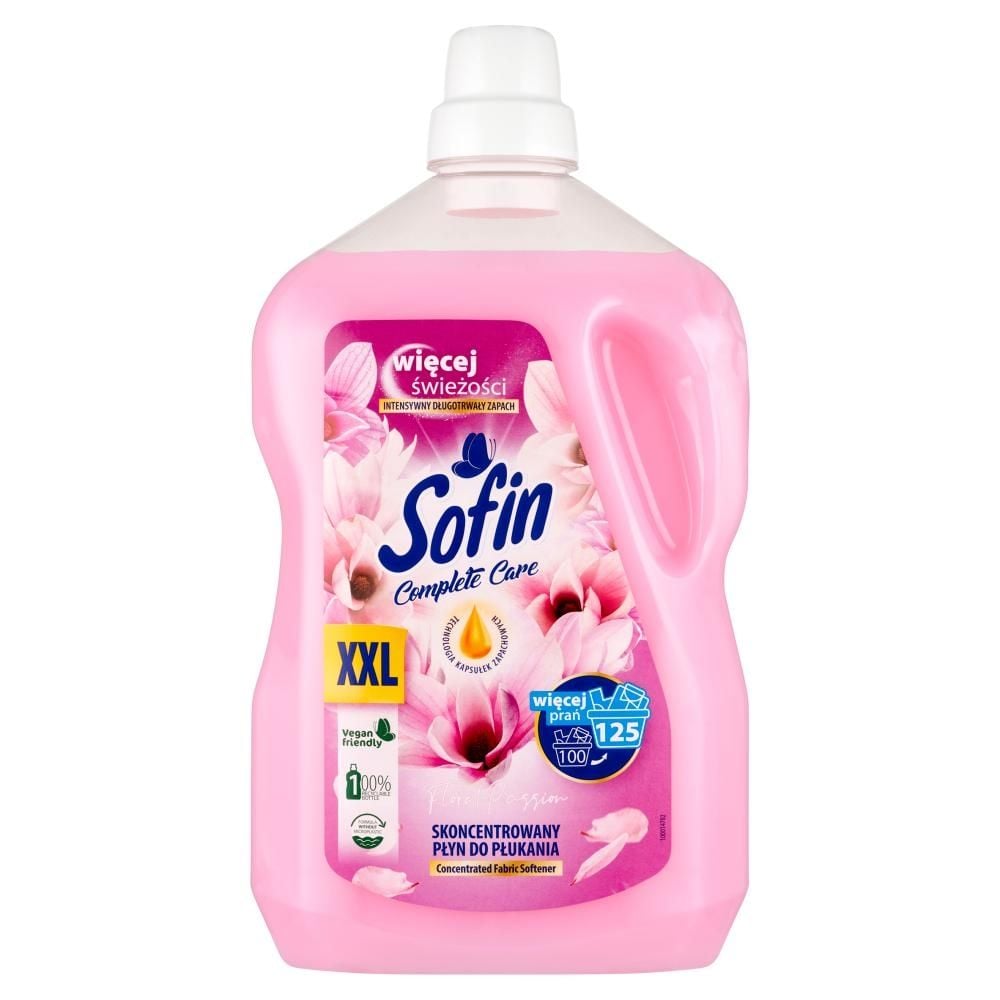 Sofin Complete Care XXL Floral Passion Skoncentrowany płyn do płukania 2,5 l (125 prań)