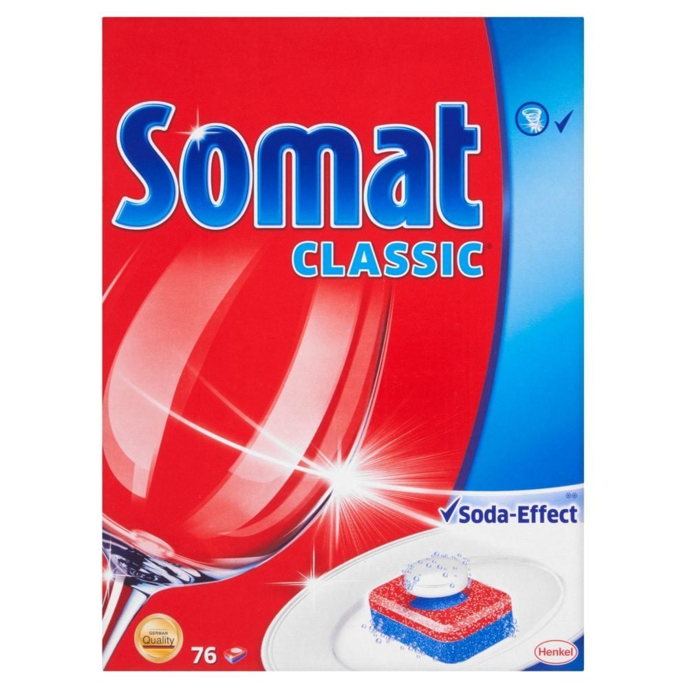 Somat Classic Soda-Effect Tabletki do mycia naczyń w zmywarkach 1292 g (76 sztuk)