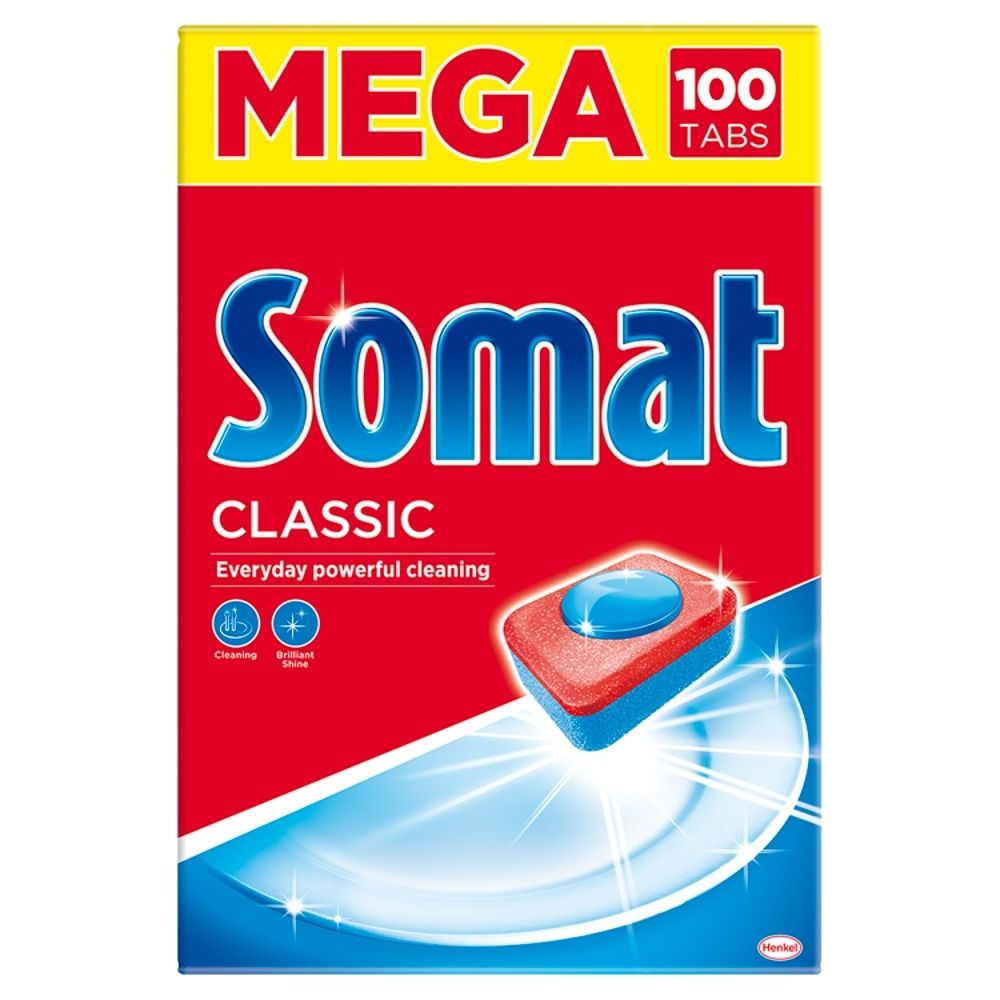 Somat Classic Tabletki do mycia naczyń w zmywarkach 1750 g (100 sztuk)