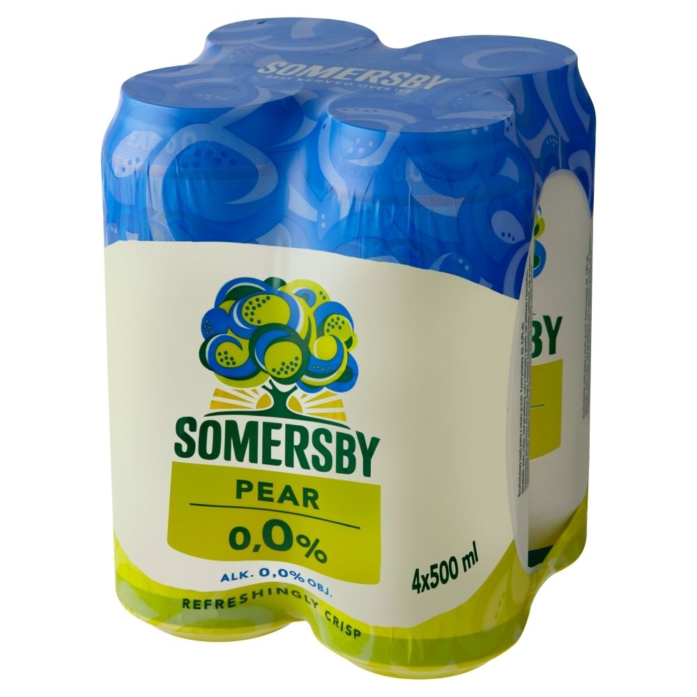 Somersby Bezalkoholowy napój piwny o smaku gruszki 4 x 500 ml