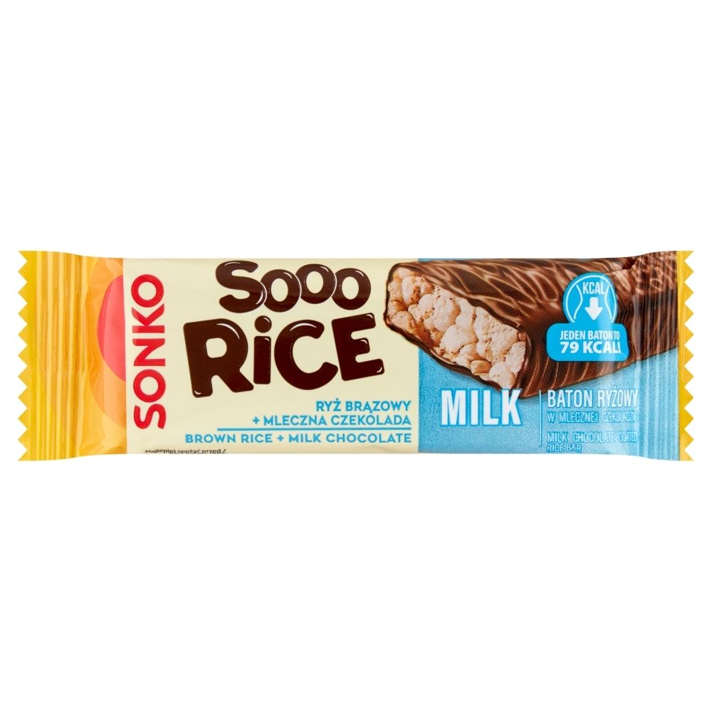Sonko Sooo Rice Milk Baton ryżowy w mlecznej czekoladzie 16 g