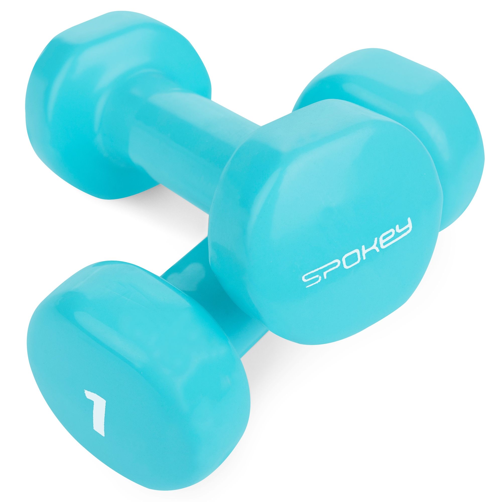 Spokey Zestaw hantli winylowych 2 x 1 kg