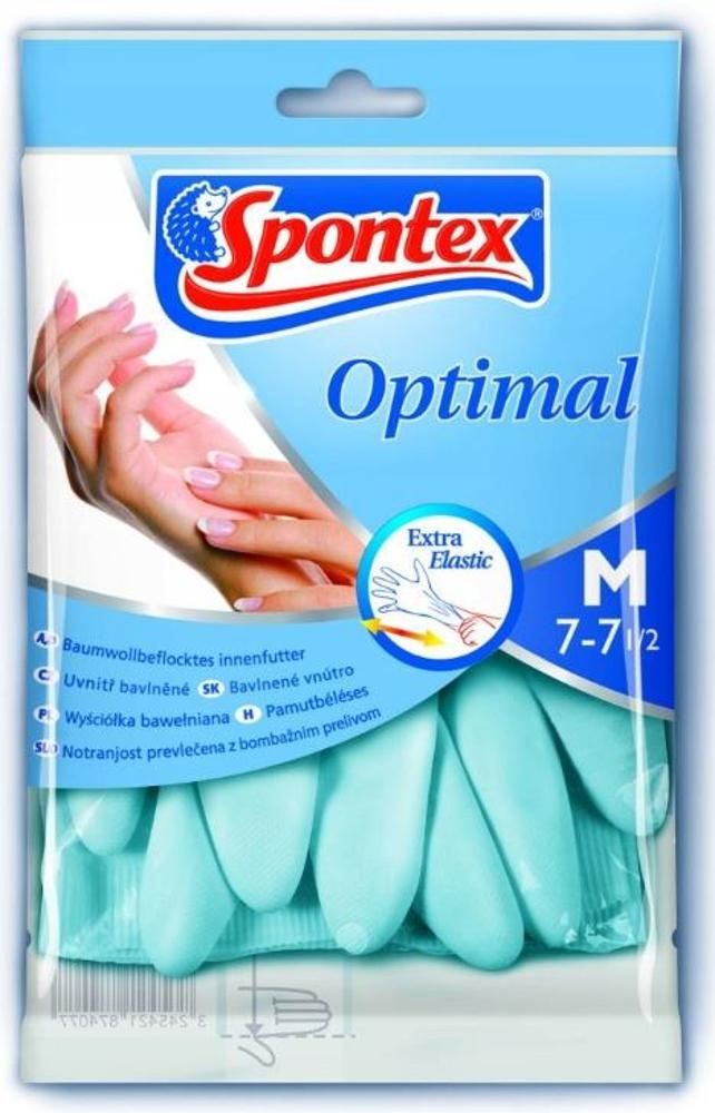 SPONTEX Rękawice do sprzątania Optimal rozmiar M