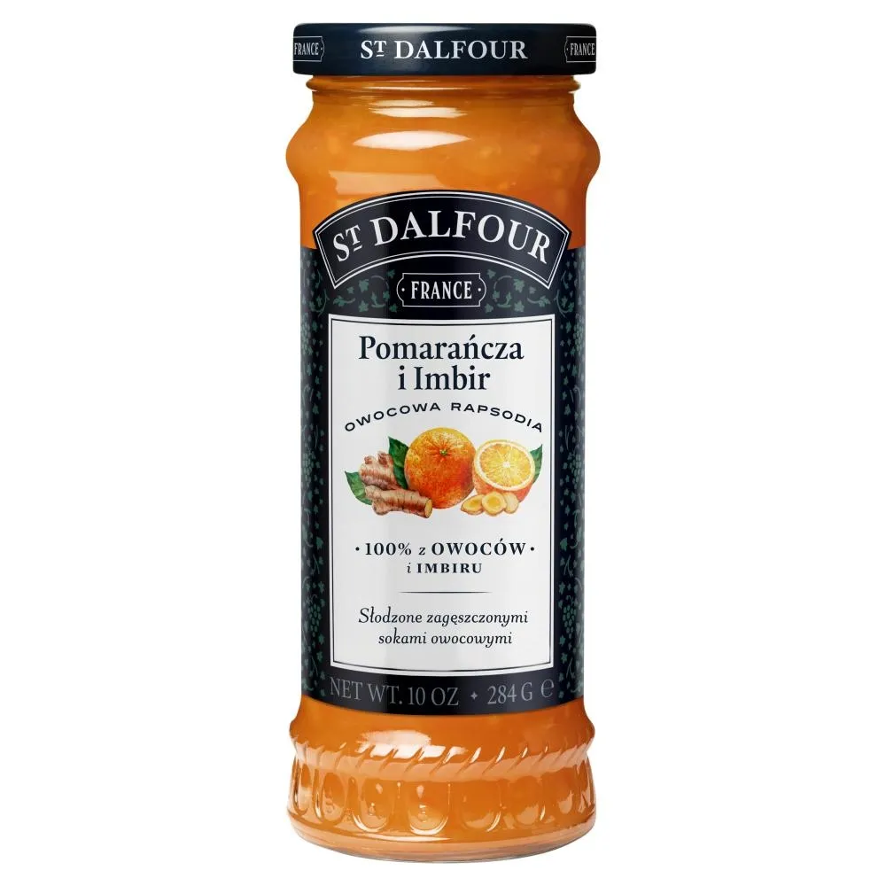 St. Dalfour Owocowa Rapsodia Produkt owocowy pomarańcza i imbir 284 g