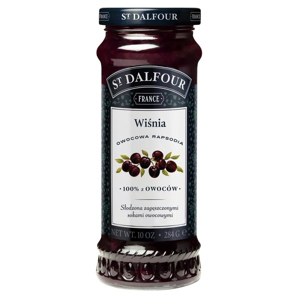 St. Dalfour Owocowa Rapsodia Produkt owocowy wiśnia 284 g