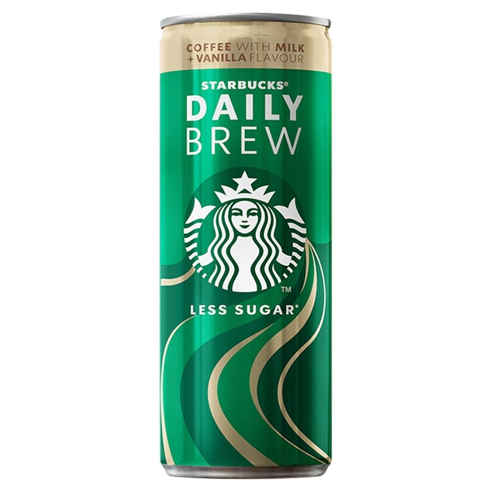STARBUCKS Daily Brew Mleczny napój kawowy o smaku waniliowym 250 ml