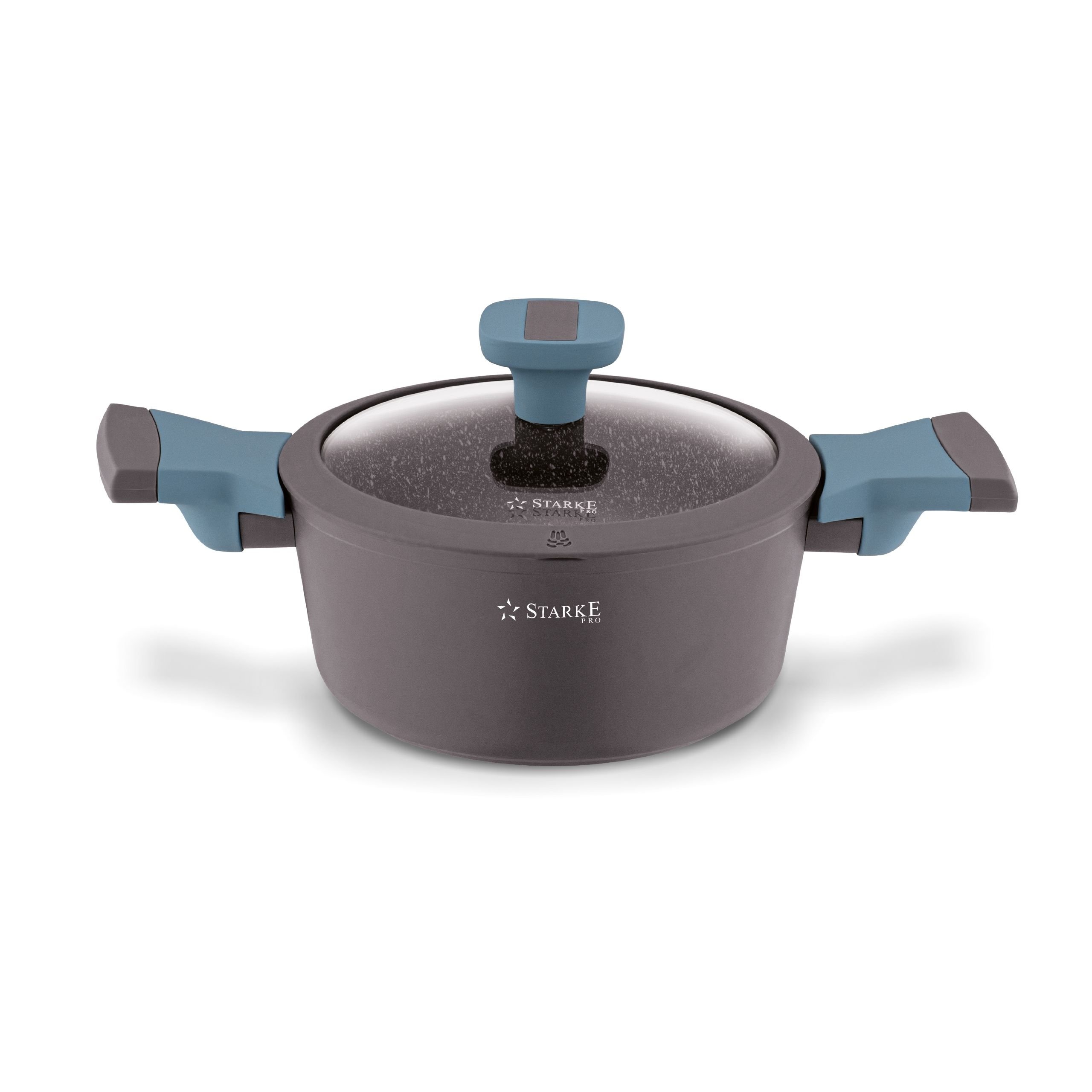 STARKE PRO LUXURY GREY GARNEK Z POKRYWĄ 18 CM