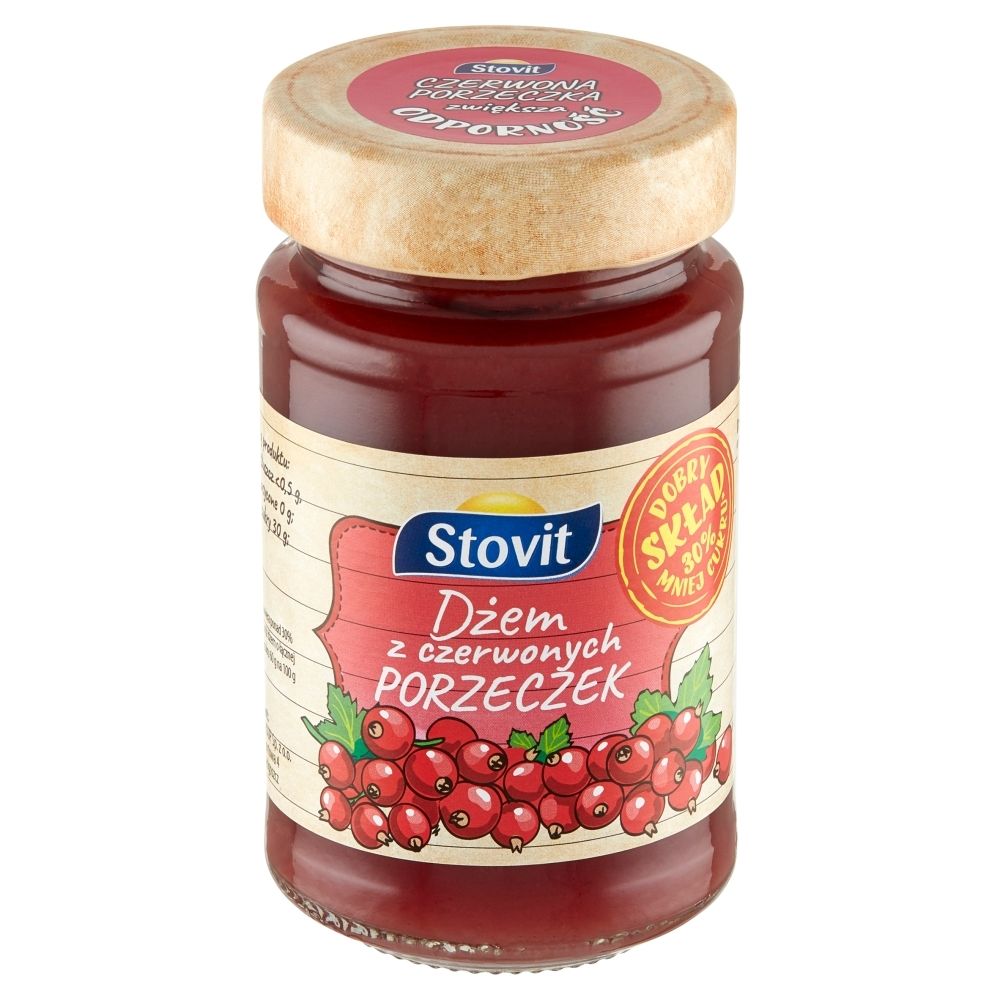 Stovit Dżem z czerwonych porzeczek 260 g