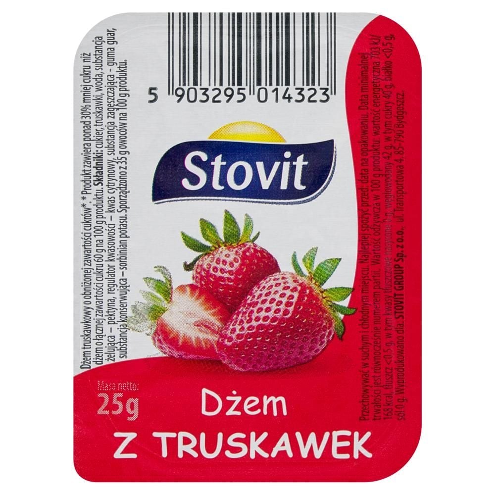 Stovit Dżem z truskawek 25 g