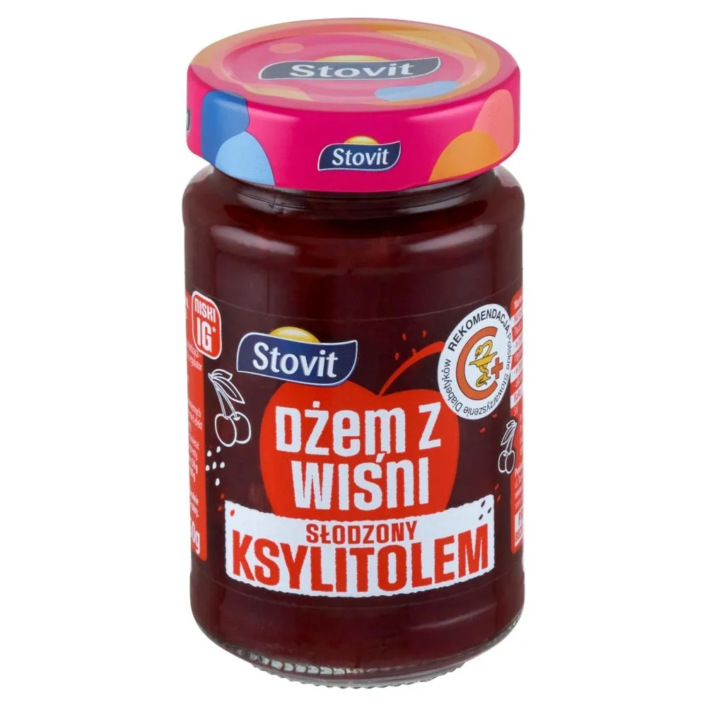 Stovit Dżem z wiśni słodzony ksylitolem 250 g