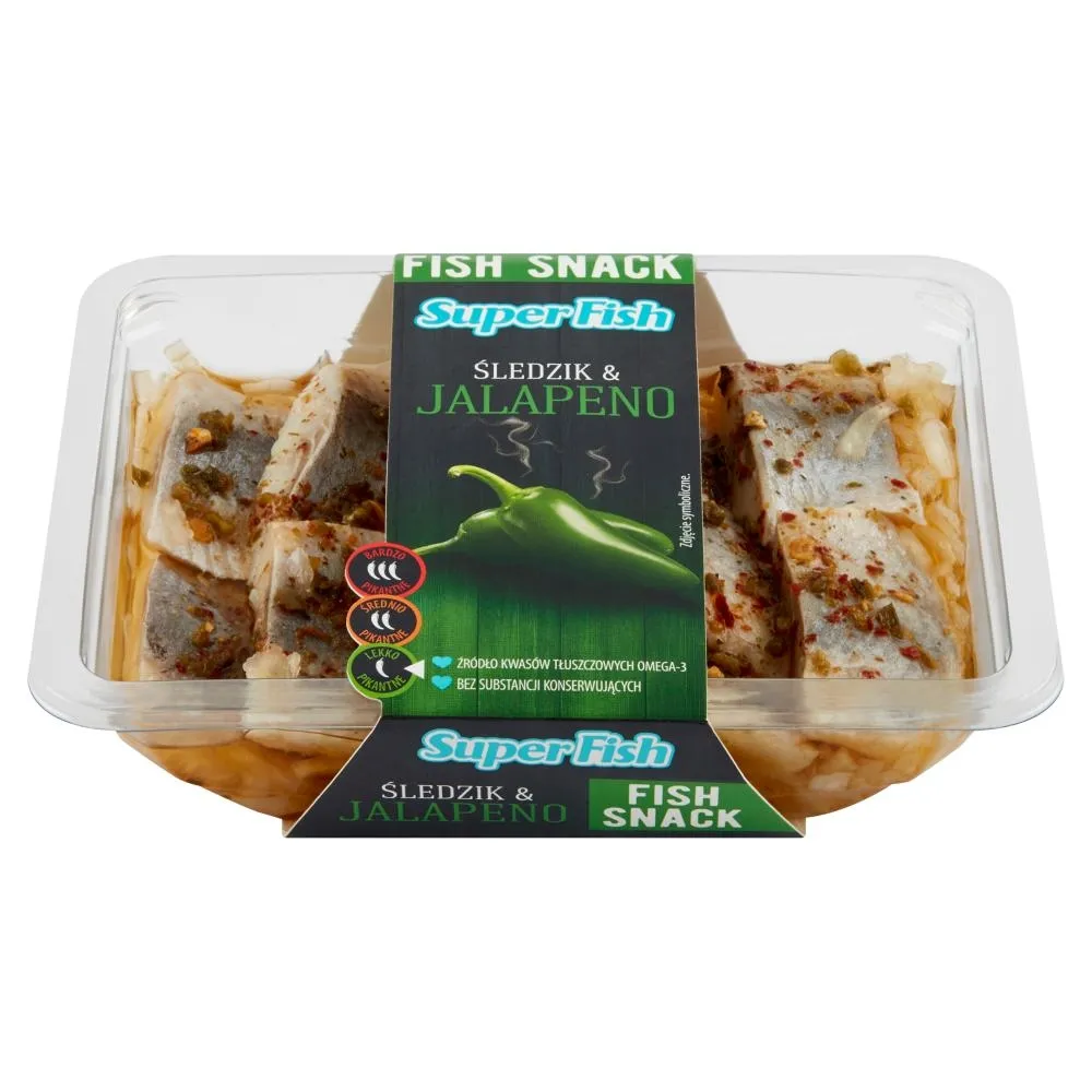 SuperFish Śledzik & jalapeno 200 g