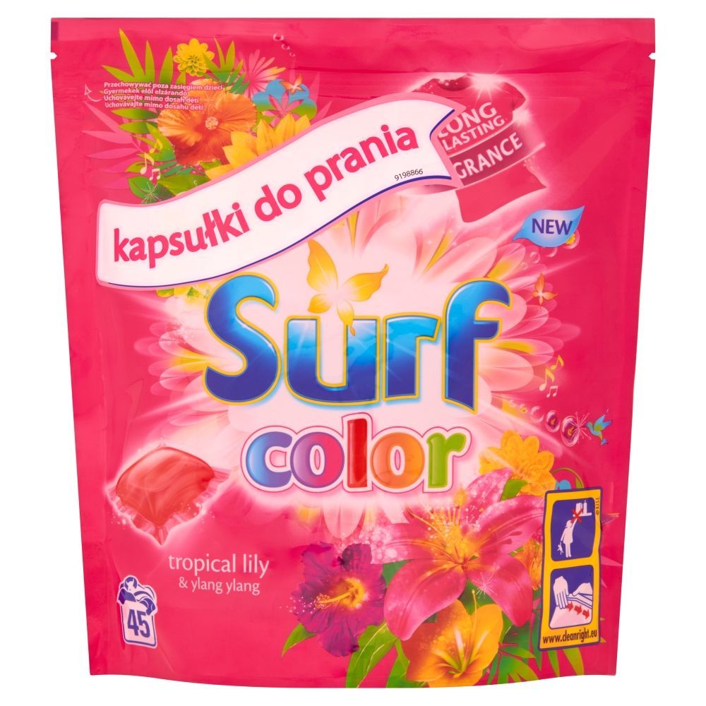 Surf Color Tropical Lily & Ylang Ylang Kapsułki do prania 1183 g (45 prań)