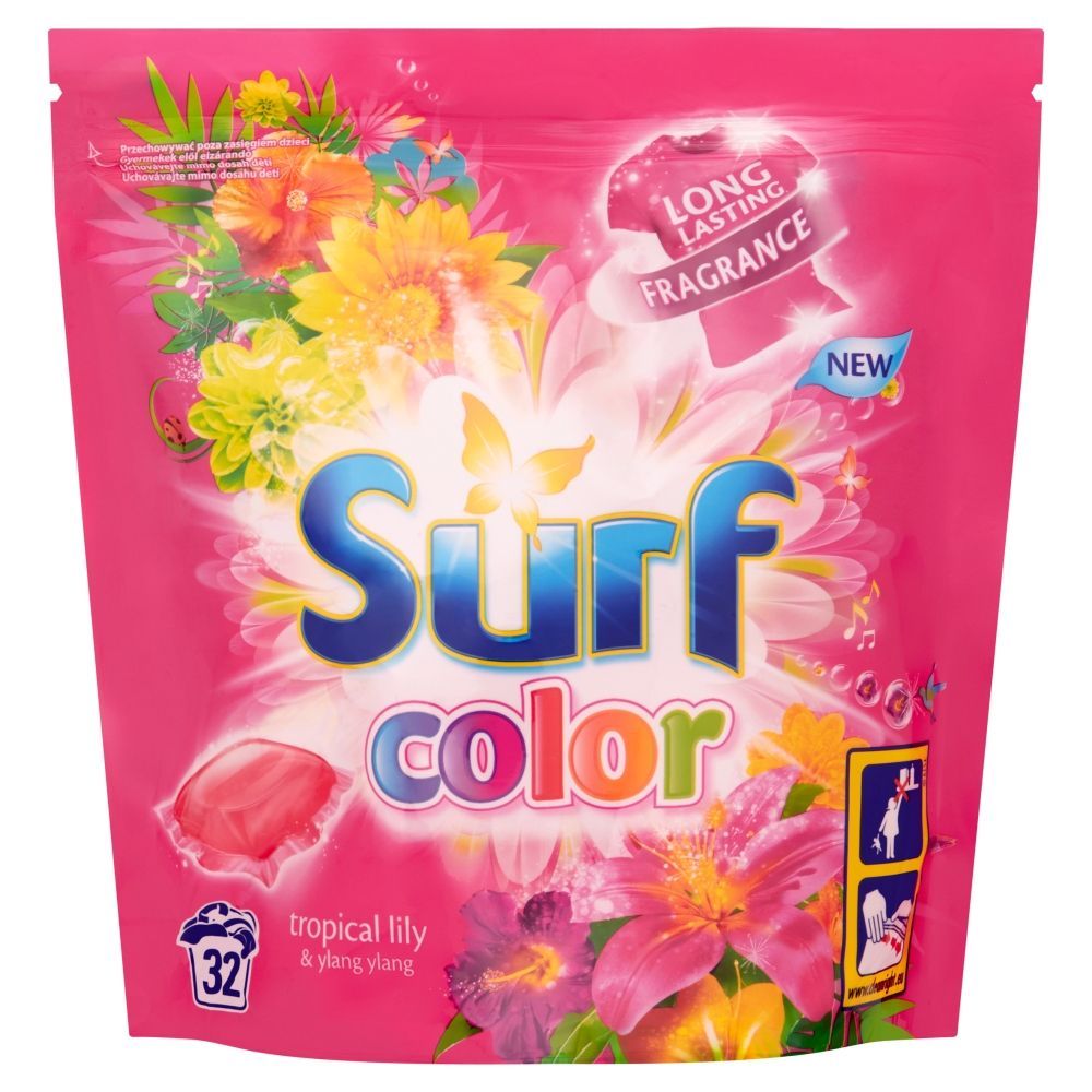 Surf Color Tropical Lily & Ylang Ylang Kapsułki do prania 841 g (32 sztuki)