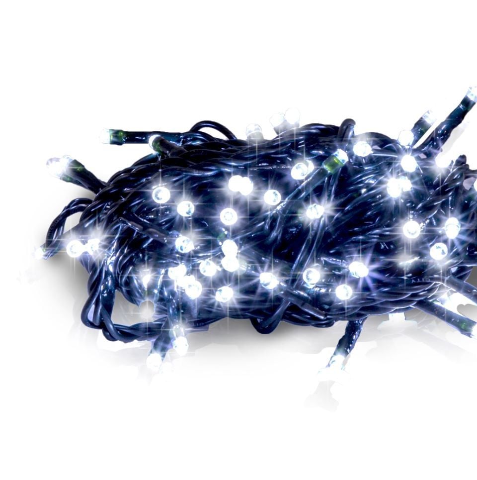 Świąteczne Lampki 600 Led Eurohit Zewnętrzne Białe Zimne