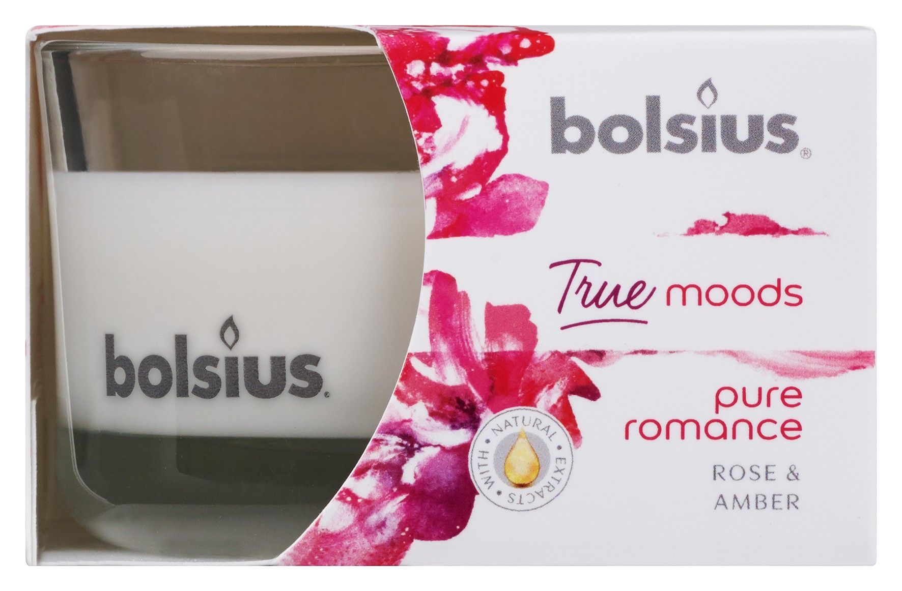 Świeca zapachowa BOLSIUS Pure romance 50/80 101925256705