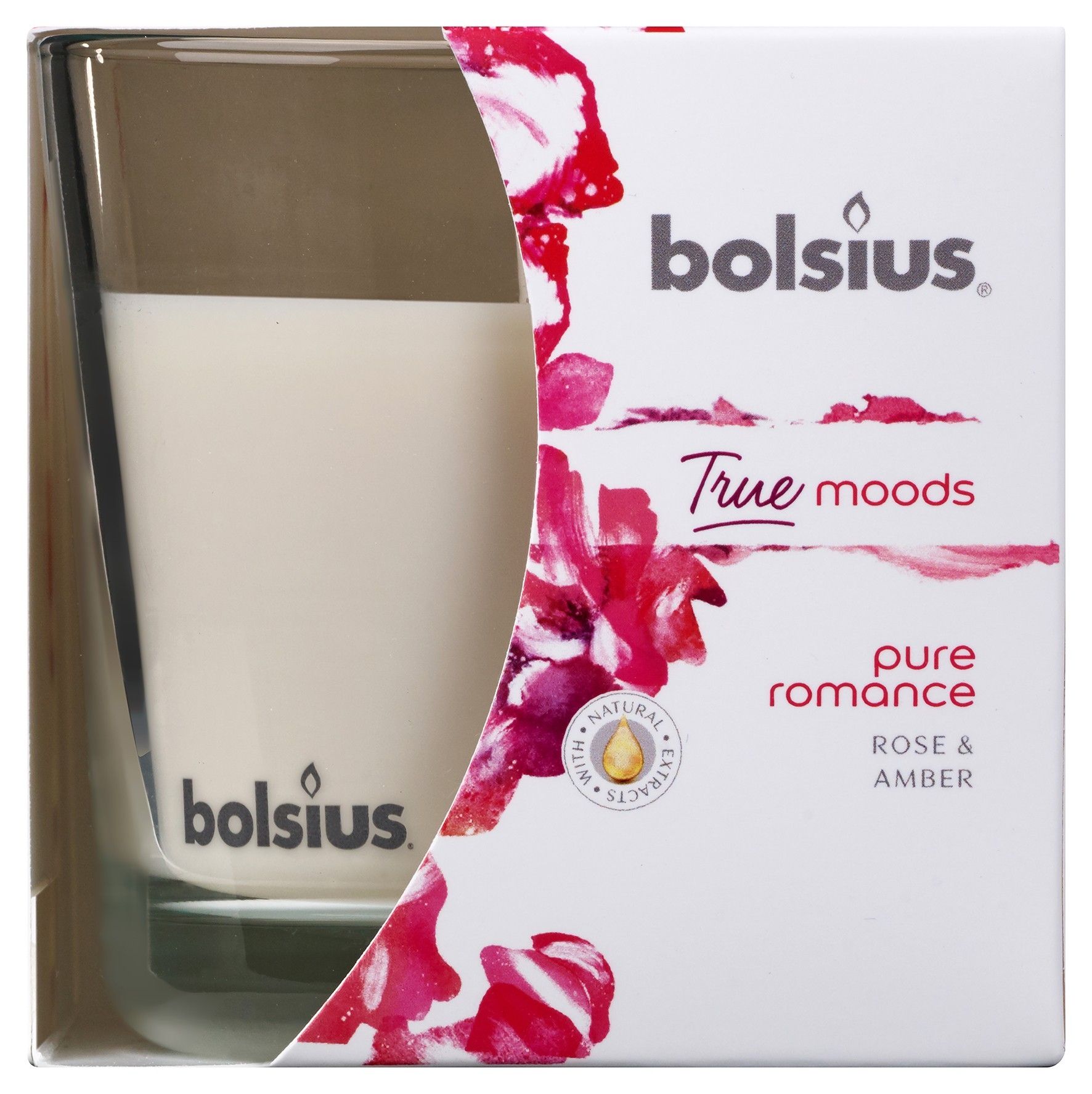 Świeca zapachowa BOLSIUS Pure romance 95/95 101925240405