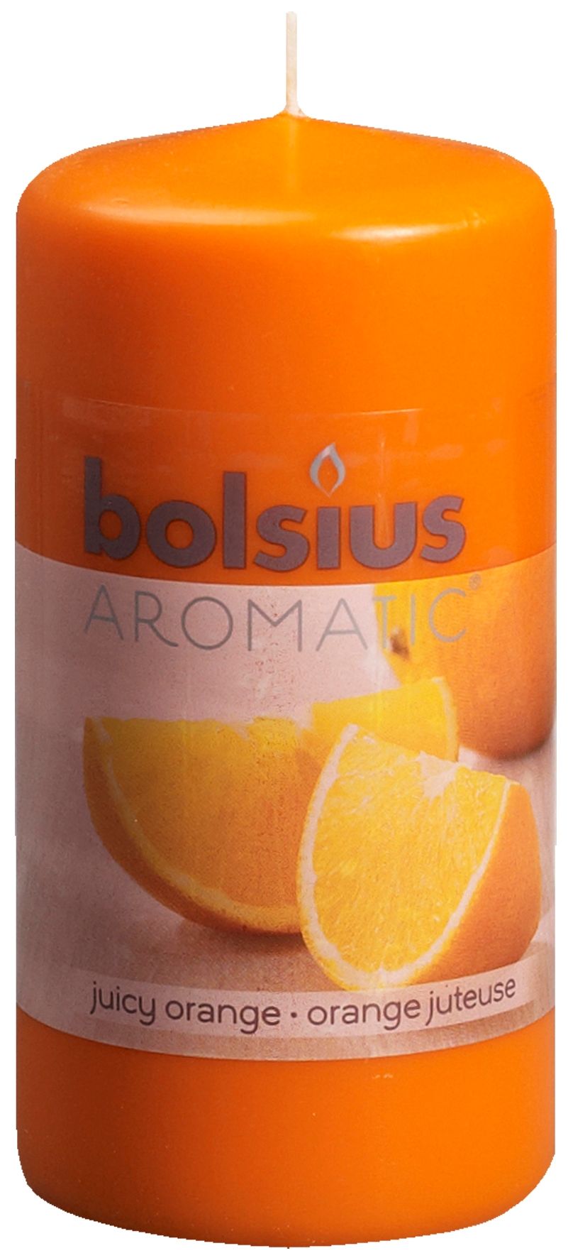 Świeca zapachowa BOLSIUS Świeca pieńkowa 120/60 Soczysta pomarańcza 103626640184