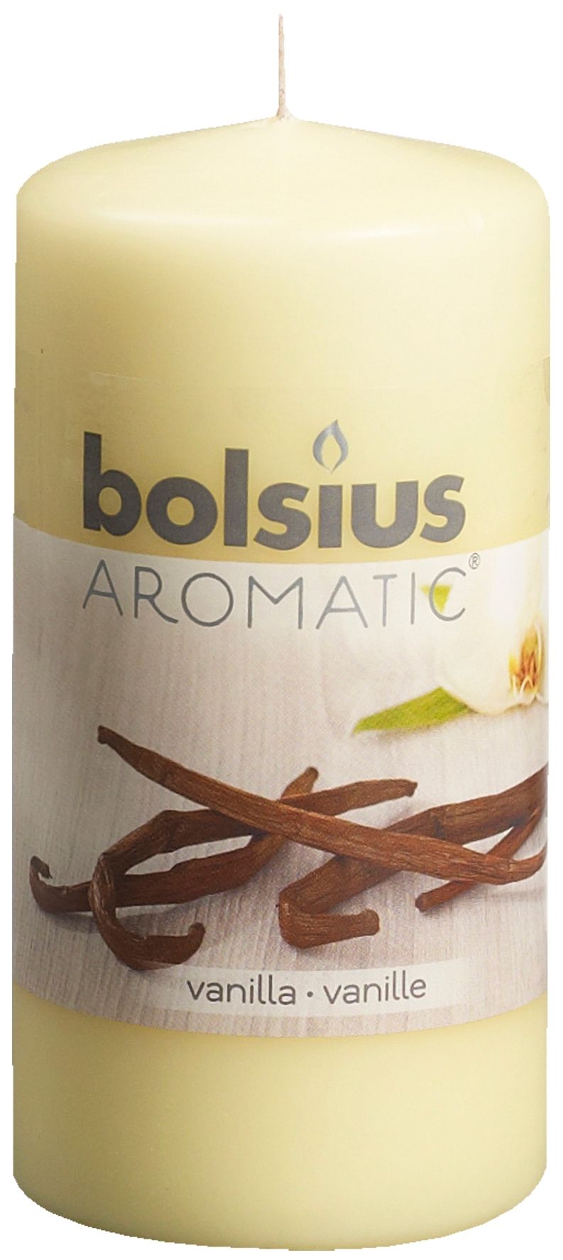 Świeca zapachowa BOLSIUS Świeca pieńkowa 120/60 Wanilia 103626640175