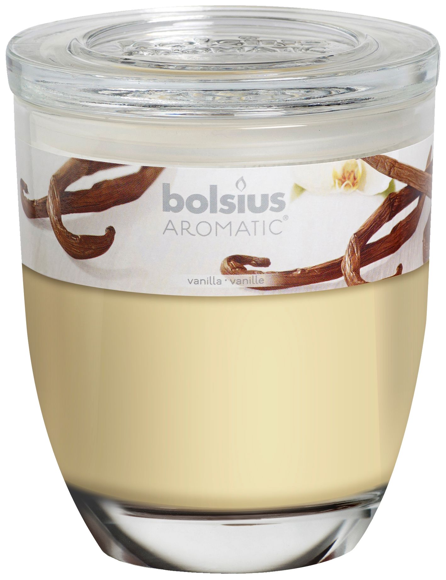 Świeca zapachowa BOLSIUS Świeca w szkle 120/100 Wanilia 103625830375
