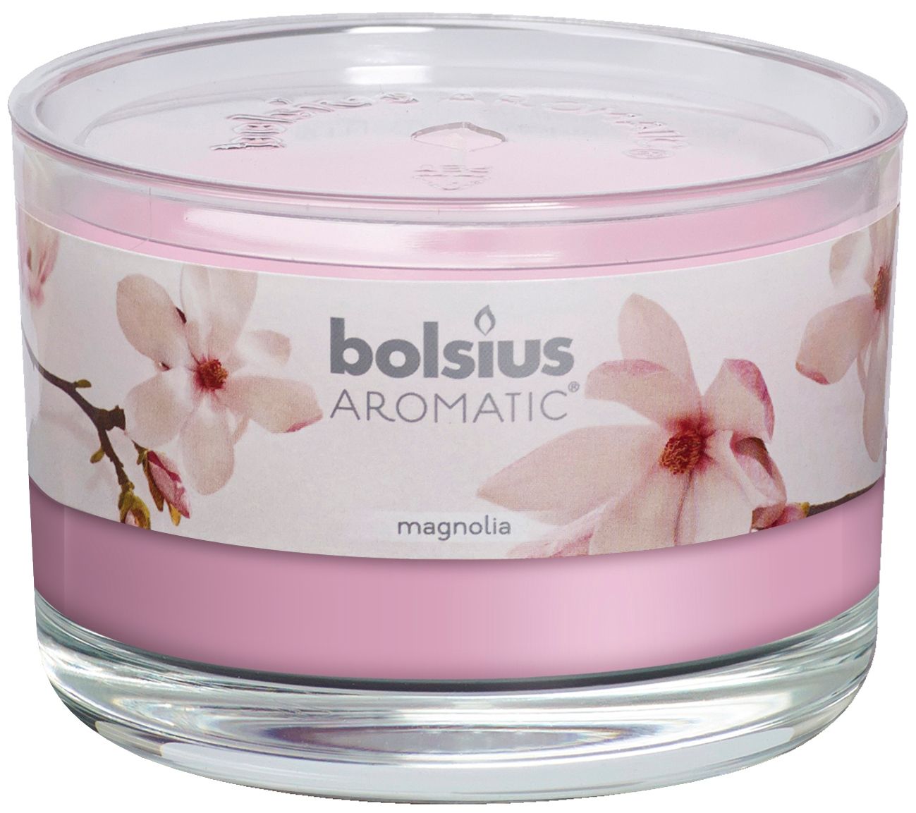 Świeca zapachowa BOLSIUS Świeca w szkle 63/90 Magnolia 103625820304