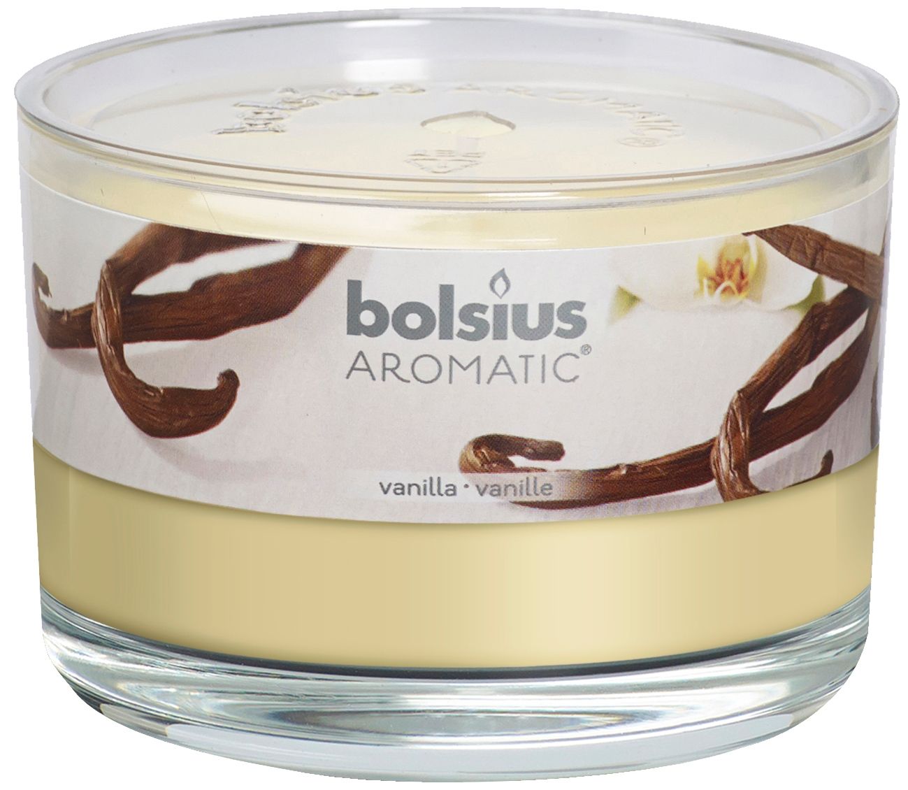 Świeca zapachowa BOLSIUS Świeca w szkle 63/90 Wanilia 103625820375